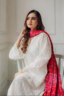 AGHA NOOR 3PC EMBROIDERED SUMMER COLLECTION 2025