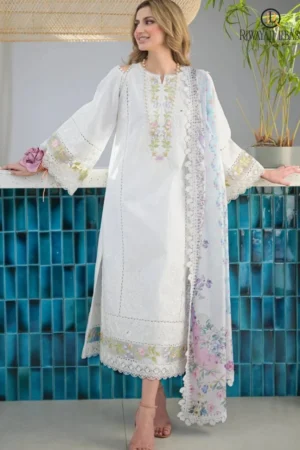 JAZMIN 3PC EMBROIDERED SUMMER COLLECTION 2025